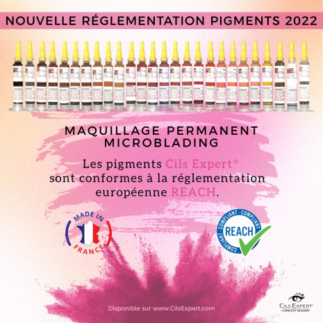 Pigment maquillage permanent rouge N°9
