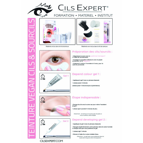 Teinture de cils et sourcils vegan noire fb