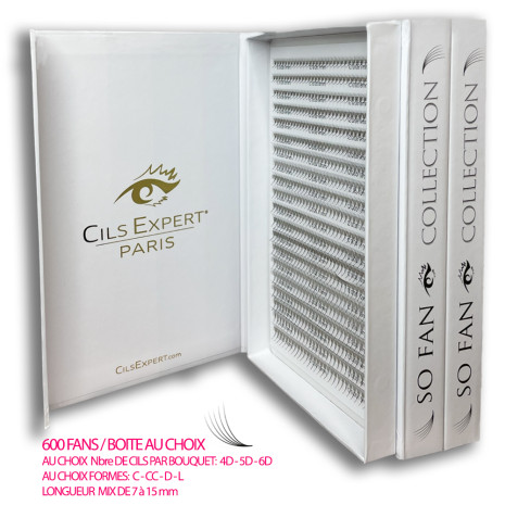 Extension de cils Bouquet pré fait L C CC D  Cils Expert boutique Paris ou envoie postaux