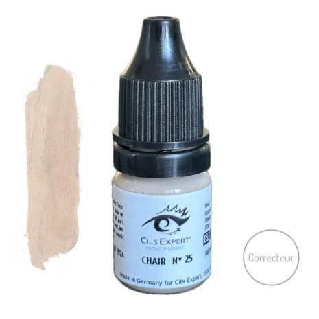 Pigment maquillage permanent correctif cicatrice et aréole mammaire Cils Expert conforme à la réglementation Reach européenne