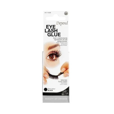 Colle transparente pour faux cils individuels ou en éventails. Application et séchage rapide.Ne fait pas de squames ou résidus
