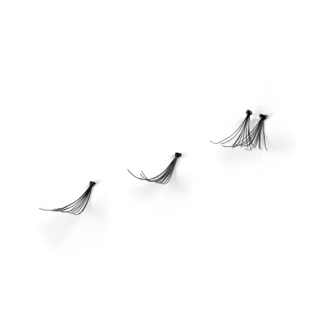 Ces touffes de faux cils individuels sont réutilisables. Ils sont facile à utiliser.
