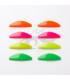Silicone pad courbure C fluo (4 tailles)