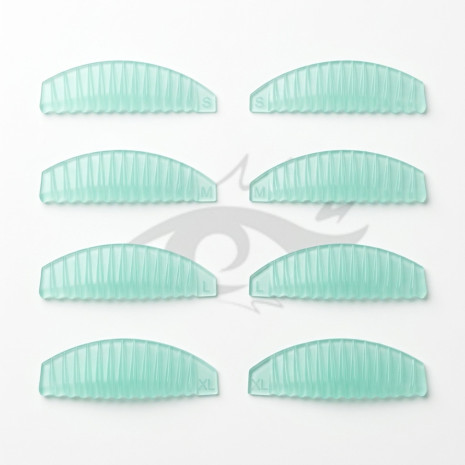 Silicone pad rehaussement manga /cranté effet wispy baby doll (4 tailles)