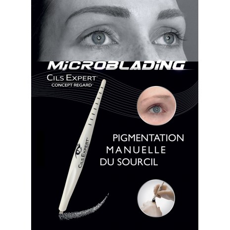 Modèle Maquillage permanent ou microblading
