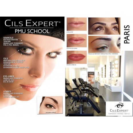 Modèle Maquillage permanent ou microblading