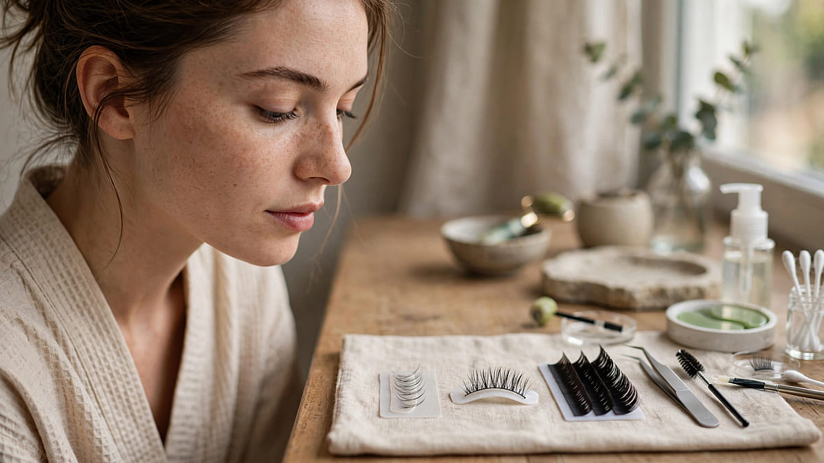rehaussement de cils ou extension